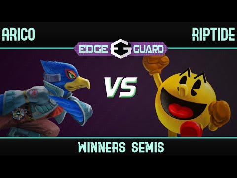 arico (Falco, Mii Brawler) vs Riptide (Pac-Man, Sephiroth) - Edge Guard 103 Winners Semis
