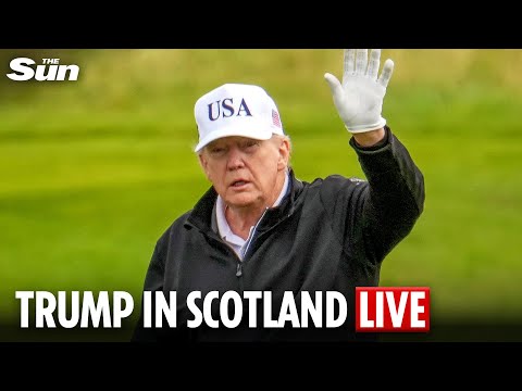 LIVE: View of Trump's Turnberry golf course as US President visits Scotland
