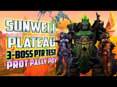 Sunwell PTR VOD Prot Paladin POV All Pulls Timestamped (No Disc Audio) - TBC Classic