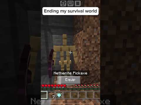 Final Moments in My Minecraft World
