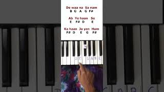 Download lagu Tujhe dekha to yeh jaana sanam - Piano Tutorial mp3