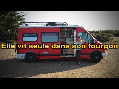 ELLE VIT SEULE dans son FOURGON AMÉNAGÉ - PRESENTATION VAN - SÉRIE FEMMES AU VOLANT - #VANLIFE
