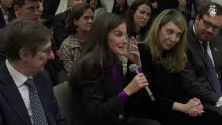 Doña Letizia, Presidenta de Honor de la Fundación FAD Juventud, ha presidido la reunión del Patronato de FAD Juventud