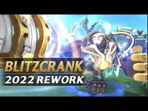 BLITZCRANK MINI REWORK 2022 Gameplay Spotlight Guide - League of Legends