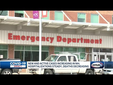 New and active cases increasing in NH; hospitalizations steady, deaths decreasing