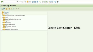 How to create cost centre in SAP MM  -  SAP CO || CO V2