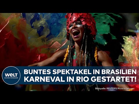 BRASILIEN: Karneval in Rio hat begonnen! Buntes Spektakel am Zuckerhut