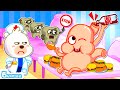 No More Junk Food Stomach Let S Eat Healthy To Keep Your Whole Body Healthy Bearee Kids Show
