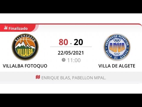 Cadete masc D VILLALBA FOTOQUO - VILLA DE ALGETE