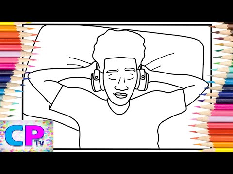 Miles Morales Coloring Pages/Miles Morales with Headphones/Jim Yosef - Arrow [NCS Release]