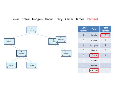 Binary Tree 1 Constructing a tree algorithm and pseudocode