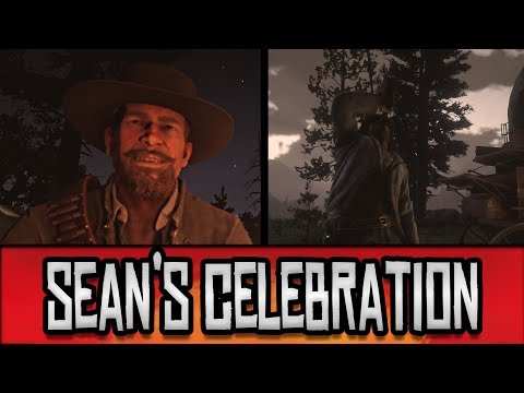 Red Dead Redemption 2 - All Night Party for Sean's Return // Drunken Singing
