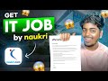 Strategy to get IT job by Naukri 😱 | How to use Naukri app in Tamil
