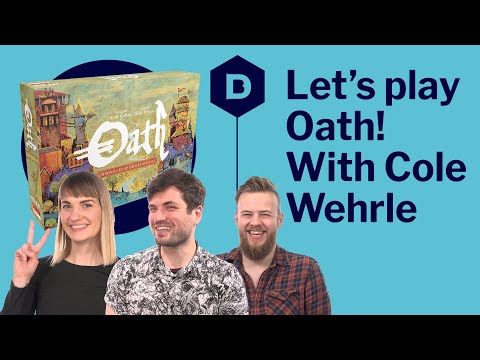 The brand new strategy epic from Root designer Cole Wehrle - Let's play Oath!