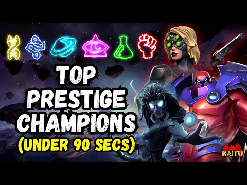 Top Prestige Champions For Each Class In Under 90 Seconds! - MCOC