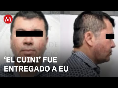 Abigael González Valencia, known as 'El Cuini', was handed over, along with other prisoners, to t...