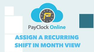 Lathem PayClock Online - Shifts and schedules