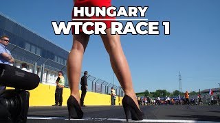 WTCR race 1 highlights Hungaroring with Tom Coronel with the Honda Civic Type R