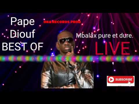 Pape Diouf best of live  ....  "Ndaga Ndiaye ali saynabou Andak Sabar Ndagaa... Live " .