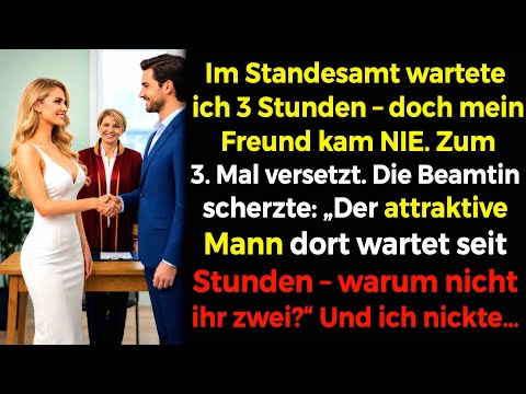Zum 3. Mal ließ er mich im Standesamt sitzen😡 Die Beamtin: „Heiraten Sie wen anders?“ Ich sagte ja
