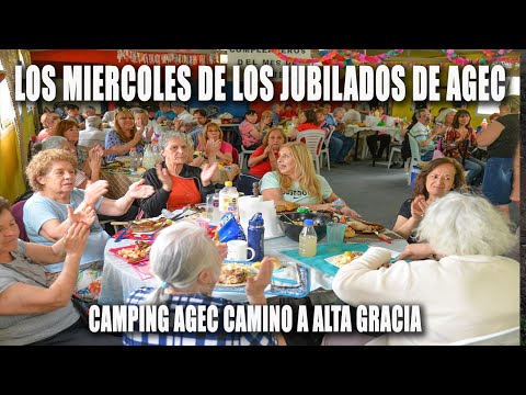 LOS MIERCOLES DE JUBILADOS DE AGEC EN EL CAMPING DE AGEC CAMINO A ALTA GRACIA - CORDOBA - ARGENTINA