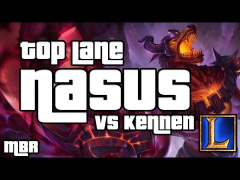 Infernal Nasus Vs Kennen Top Lane - Season 4 League of Legends Gameplay - HD