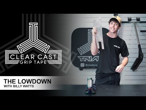 Griptape Triad Clear Cast logo black clear