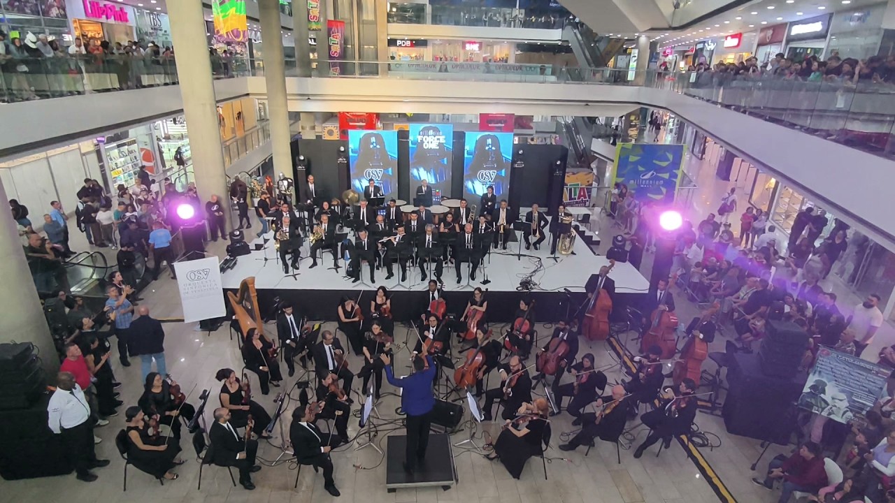 Star Wars en el Millenniun Mall de Caracas con la Orquesta Sinfónica de Venezuela