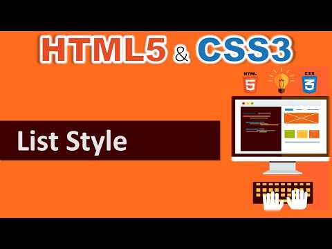 List style in CSS | CSS List Properties | HTML CSS Tutorial for Beginners