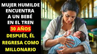 MUJER HUMILDE ENCUENTRA A UN BEBÉ EN EL TREN — 30 AÑOS DESPUÉS, ÉL REGRESA COMO MILLONARIO