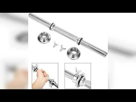 Review: Barra Halter Maciça 40cm Pegada Recartilhada Com Rosca Par Yangfit