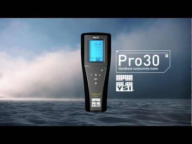 YSI Pro30 Conductivity/Salinity Water Quality Meter Video