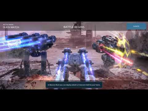 War Robots Hawk and bulwark Glacier gameplay
