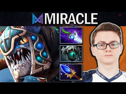 Slark Dota 2 Gameplay Nigma.Miracle with Amazing Slow Build