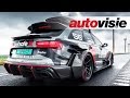 1000HP Audi RS6 DTM (ex-Jon Olsson) activates scooter alarms in Amsterdam - by Autovisie TV