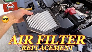 NISSAN ROGUE AIR FILTER REPLACEMENT - No Tools Needed