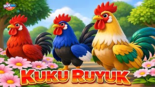 Download lagu LAGU ANAK 🇮🇩 KUKURUYUK | ROOSTER ANIMATION | OLD MAC DONALD mp3