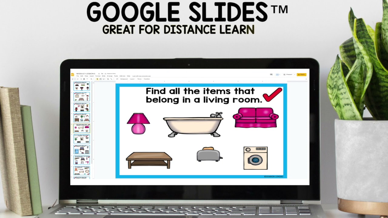 Classifying Objects to make Categories using Google Slides |  Module 1 Lesson 5