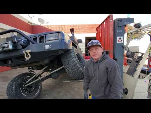 Stretching our Iron Rock offroad long arm suspension