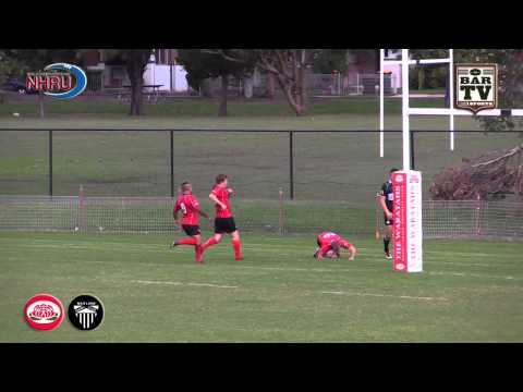 2015 NHRU Round 7 Premier 2 Highlights - Waratah v Maitland