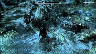 TESV: Skyrim. Полеты и сражения на драконах.