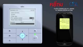 Video 114 - Fujitsu UTY-RVNYM Remote Control Sensor settings