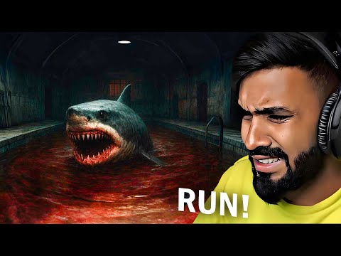 A DANGEROUS SHARK ENTERED IN MY SWIMMING POOL - TECHNO GAMERZ