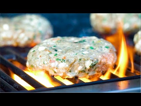 Mediterranean Feta Lamb Burgers // Kevin Is Cooking