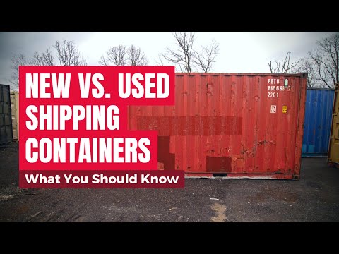 What you should know about buying a used shipping container