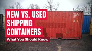 What you should know about buying a used shipping container