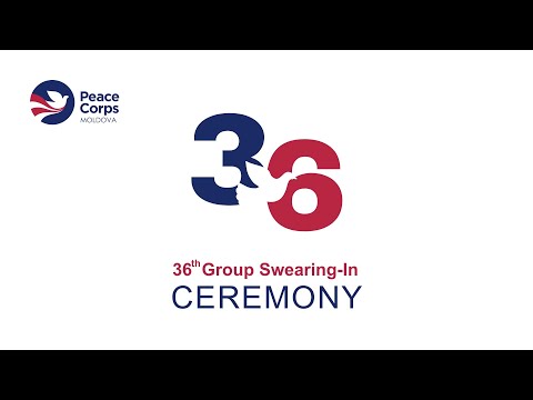 Ceremonia de depunere a Jurământului de către voluntarii Corpului Păcii SUA în Republica Moldova