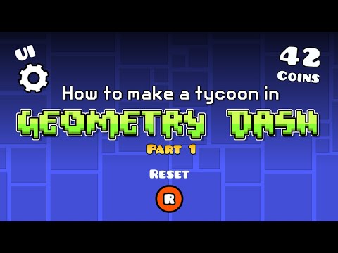 How to Make A Tycoon in Geometry Dash 2.2 - Part 1 (Point System)
