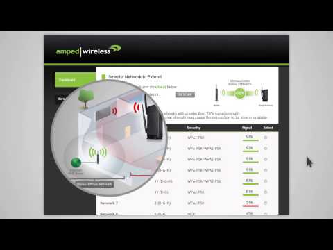 Amped Wireless Setup SR10000 Rev 1.1 High Power Wireless-N 600mW Range Extender