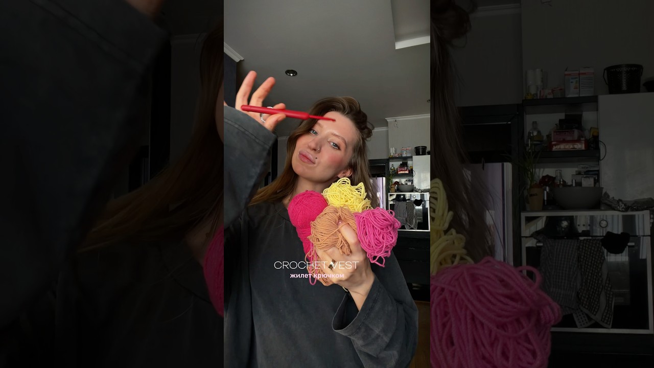 НАУЧУ ВЯЗАТЬ ТОП-ЖИЛЕТ НА ЗАВЯЗКАХ КРЮЧКОМ #crochetvest